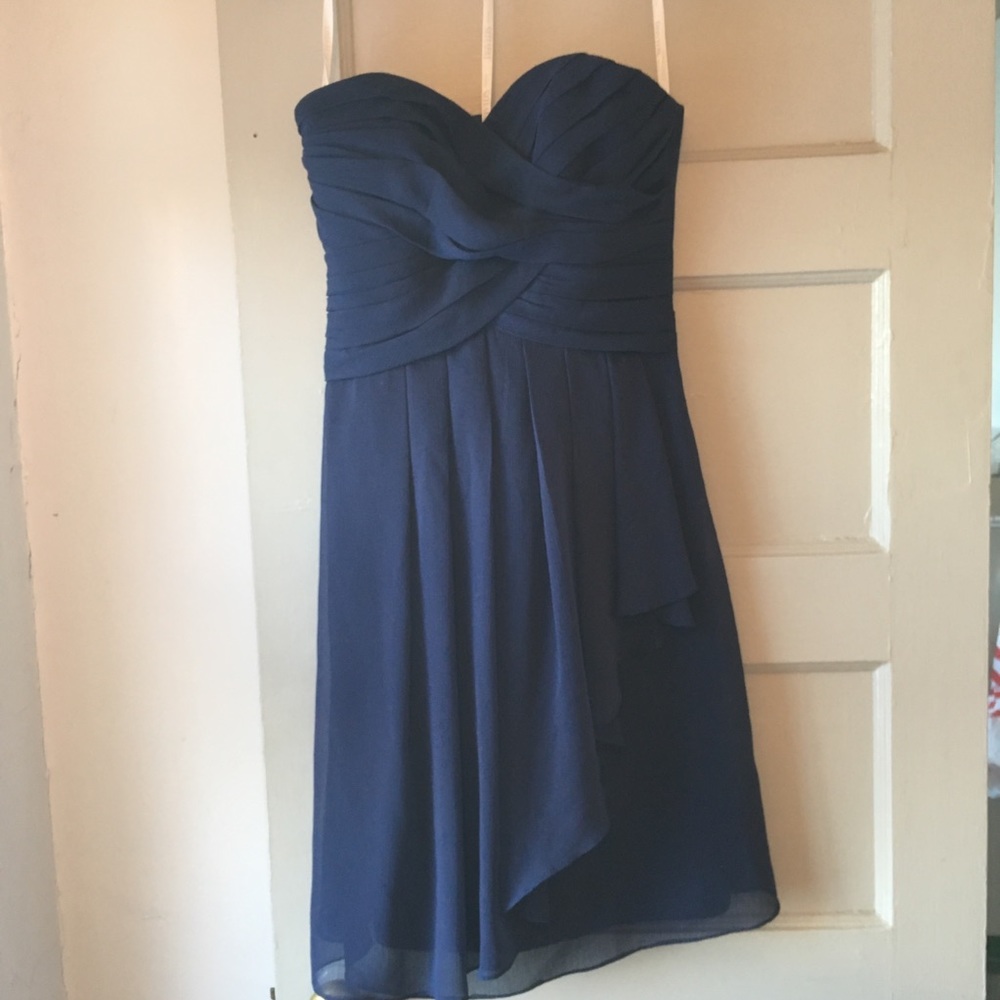 Formal dress. Color: Marine. - Picture 4 of 4